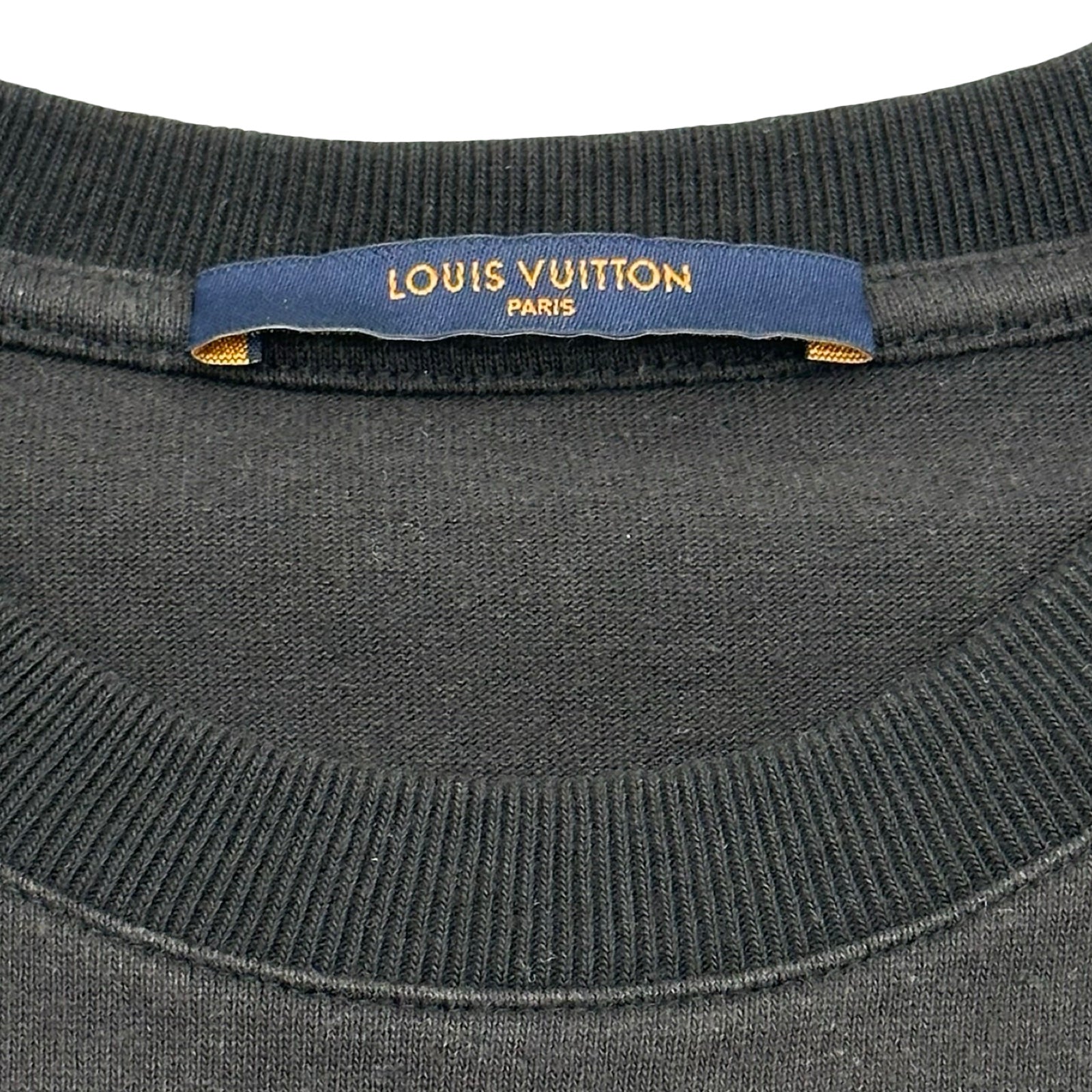 ルイ・ヴィトン LOUIS VUITTON バックフラワーロゴプリント半袖Tシャツ