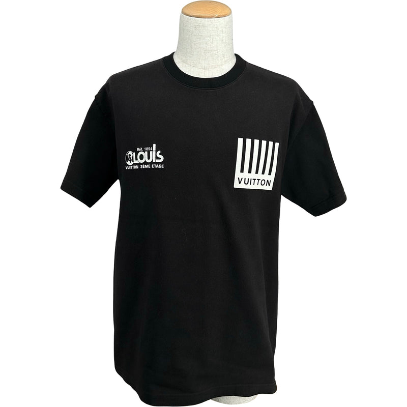 Louis Vuitton ロゴプリント 半袖Tシャツ ルイ・ヴィトン LOUIS VUITTON バックフラワーロゴプリント半袖Tシャツ