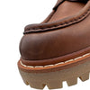 プラダ PRADA トライアングル ロゴ ローファー 1D801N ブラウン レザー レディース ローファー
