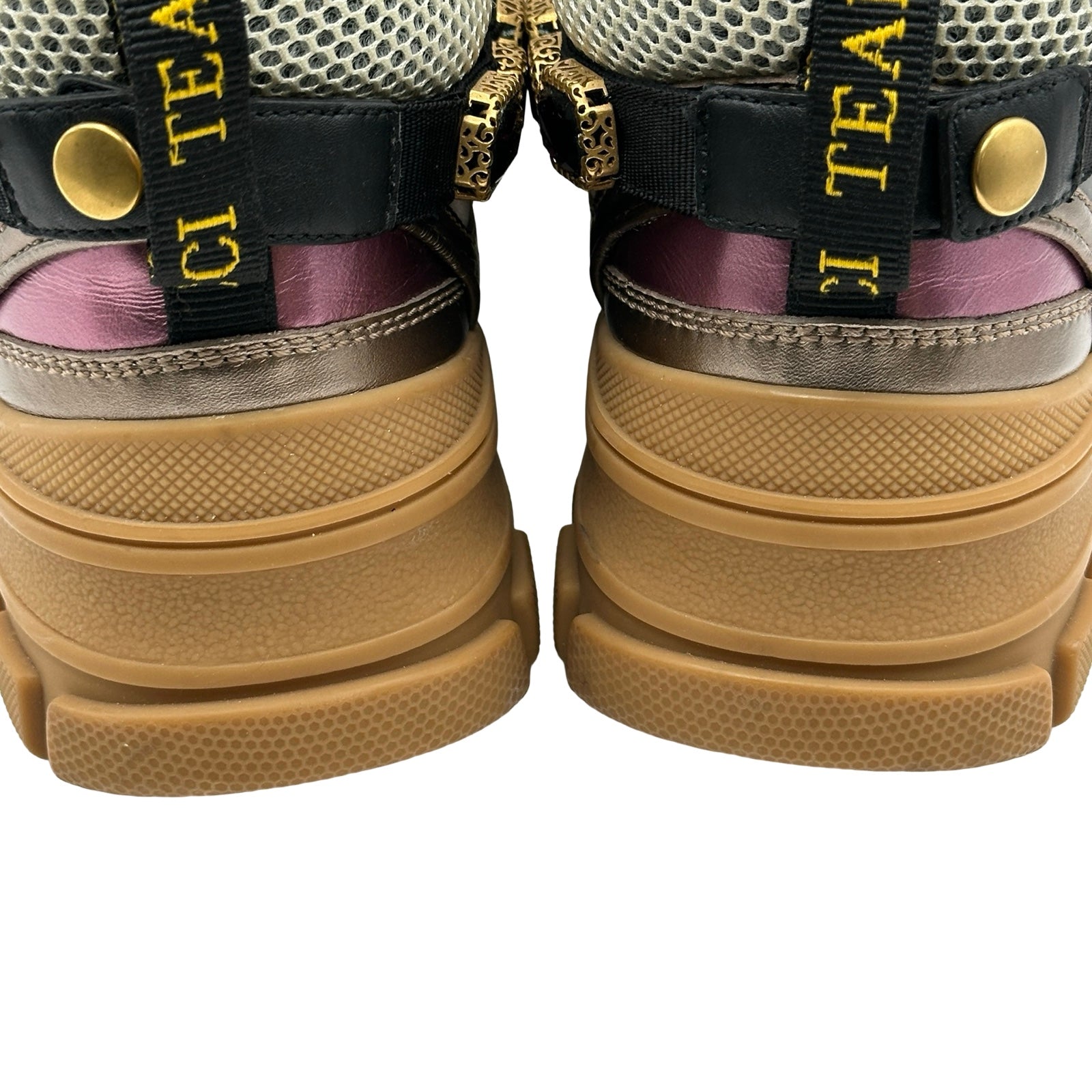 【専用】GUCCI ビジュー フラッシュ　トレックスニーカー グッチ GUCCI ビジュー装飾フラッシュトレックスニーカー マルチカラー