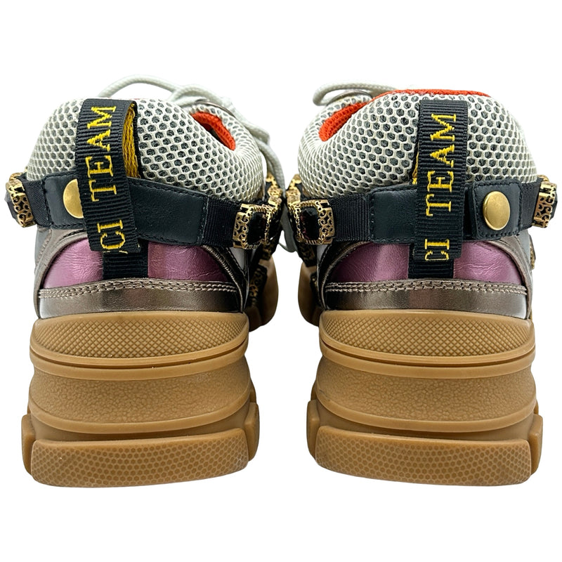 グッチ GUCCI ビジュー装飾フラッシュトレックスニーカー マルチカラー