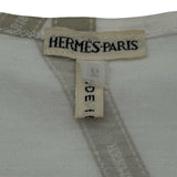 エルメス HERMES ボルデュック半袖Tシャツ ホワイト コットン レディース 半袖Ｔシャツ
