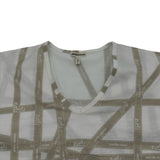 エルメス HERMES ボルデュック半袖Tシャツ ホワイト コットン レディース 半袖Ｔシャツ