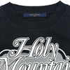 ルイ・ヴィトン LOUIS VUITTON ホーリーマウンテンプリント半袖Tシャツ HHY01W ブラック コットン メンズ 半袖Ｔシャツ
