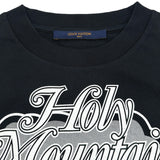 ルイ・ヴィトン LOUIS VUITTON ホーリーマウンテンプリント半袖Tシャツ HHY01W ブラック コットン メンズ 半袖Ｔシャツ