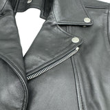 サンローラン SAINT LAURENT レザー ダブルライダースベスト 344678 ブラック レザー メンズ ベスト