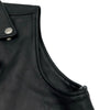 サンローラン SAINT LAURENT レザー ダブルライダースベスト 344678 ブラック レザー メンズ ベスト