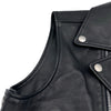 サンローラン SAINT LAURENT レザー ダブルライダースベスト 344678 ブラック レザー メンズ ベスト