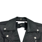 サンローラン SAINT LAURENT レザー ダブルライダースベスト 344678 ブラック レザー メンズ ベスト