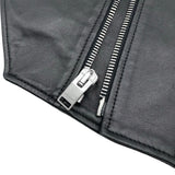 サンローラン SAINT LAURENT レザー ダブルライダースベスト 344678 ブラック レザー メンズ ベスト