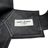 サンローラン SAINT LAURENT レザー ダブルライダースベスト 344678 ブラック レザー メンズ ベスト