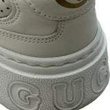 グッチ GUCCI GGキャンバスローカットスニーカー 670408 ホワイト レザー レディース スニーカー