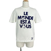 ルイ・ヴィトン LOUIS VUITTON グラフィックデザイン半袖Tシャツ HSY83W ホワイト コットン メンズ 半袖Ｔシャツ