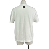 ルイ・ヴィトン LOUIS VUITTON グラフィックデザイン半袖Tシャツ HSY83W ホワイト コットン メンズ 半袖Ｔシャツ