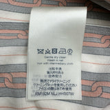 ルイ・ヴィトン LOUIS VUITTON チェーンデザインストライプ長袖シャツ HHS07W オレンジ コットン メンズ 長袖シャツ