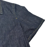 クリスチャン・ディオール Christian Dior BEE刺繍半袖デニムシャツジャケット 152V42A3440 インディゴ コットン レディース デニムジャケット