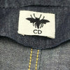 クリスチャン・ディオール Christian Dior BEE刺繍半袖デニムシャツジャケット 152V42A3440 インディゴ コットン レディース デニムジャケット
