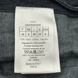 クリスチャン・ディオール Christian Dior BEE刺繍半袖デニムシャツジャケット 152V42A3440 インディゴ コットン レディース デニムジャケット