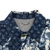ルイ・ヴィトン LOUIS VUITTON モノグラムプリンテッドデニムジャケット HQA01W ブルー デニム メンズ デニムジャケット