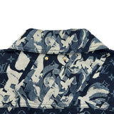 ルイ・ヴィトン LOUIS VUITTON モノグラムプリンテッドデニムジャケット HQA01W ブルー デニム メンズ デニムジャケット