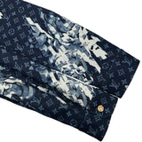 ルイ・ヴィトン LOUIS VUITTON モノグラムプリンテッドデニムジャケット HQA01W ブルー デニム メンズ デニムジャケット