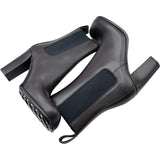 ボッテガ・ヴェネタ BOTTEGA VENETA アトーム　サイドゴア　ショートブーツ ブラウン レザー レディース ブーツ