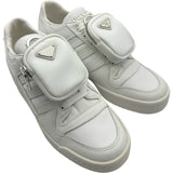 プラダ PRADA ×adidas　Re-Nylonローカットスニーカー GY7042 ホワイト ナイロン メンズ スニーカー