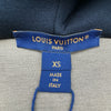 ルイ・ヴィトン LOUIS VUITTON モノグラムスカーフジップアップパーカー FTST90 ブラック シルク/レーヨン レディース パーカー