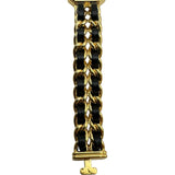 シャネル CHANEL プルミエール L H0001 ブラック ゴールドメッキ クオーツ レディース 腕時計