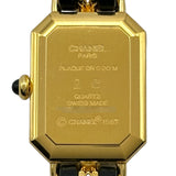 シャネル CHANEL プルミエール L H0001 ブラック メッキ クオーツ レディース 腕時計