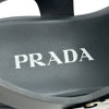 プラダ PRADA モノリストライアングルロゴラバーサンダル 1X853M ブラック ラバー レディース サンダル