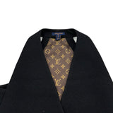 ルイ・ヴィトン LOUIS VUITTON ノーカラージレコート FORO96 ブラック ウール レディース その他アウター