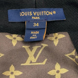 ルイ・ヴィトン LOUIS VUITTON ノーカラージレコート FORO96 ブラック ウール レディース その他アウター