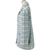 シャネル CHANEL スパンコール装飾ツイードコート P73383 ブルー ウール レディース その他アウター