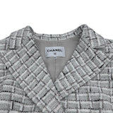 シャネル CHANEL ダブルツイードジャケット P71905 ホワイト ポリエステル レディース その他アウター