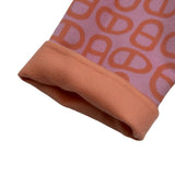 エルメス HERMES シェーヌダンクル柄リバーシブルカシミヤコート 3E0130D1 ピンク カシミヤ レディース その他アウター