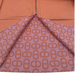 エルメス HERMES シェーヌダンクル柄リバーシブルカシミヤコート 3E0130D1 ピンク カシミヤ レディース その他アウター