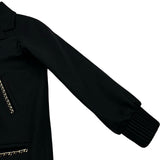シャネル CHANEL チェーン装飾カシミヤコート P62102 ブラック カシミヤ レディース その他アウター