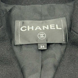 シャネル CHANEL チェーン装飾カシミヤコート P62102 ブラック カシミヤ レディース その他アウター