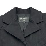 シャネル CHANEL チェーン装飾カシミヤコート P62102 ブラック カシミヤ レディース その他アウター
