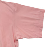 ヴェトモン VETEMENTS ロゴ刺繡Tシャツ UE51TR470P ピンク コットン メンズ 半袖Ｔシャツ