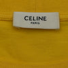 セリーヌ CELINE ロゴプリントTシャツ 2X681671Q イエロー コットン メンズ 半袖Ｔシャツ