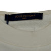 ルイ・ヴィトン LOUIS VUITTON ロゴ刺繍スウェットシャツ HTY09W アイボリー コットン メンズ スウェット