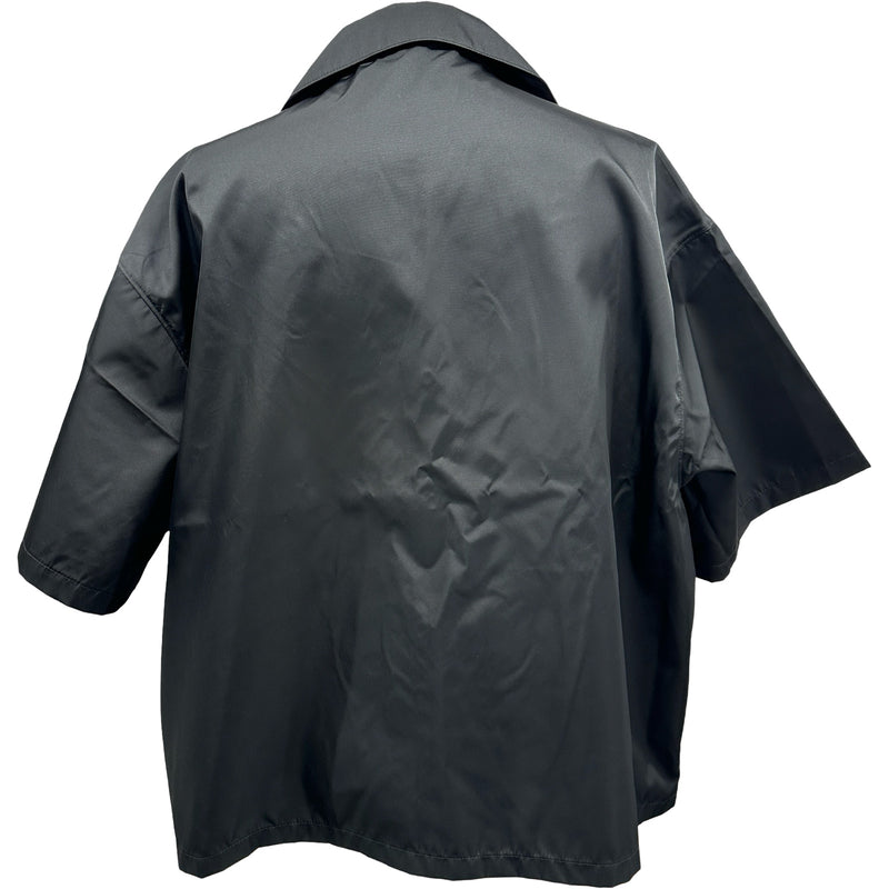プラダ PRADA RE-NYLON トライアングルロゴ半袖シャツ SC449 ブラック