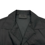 プラダ PRADA RE-NYLON トライアングルロゴ半袖シャツ SC449 ブラック ナイロン メンズ 半袖シャツ
