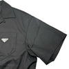 プラダ PRADA RE-NYLON トライアングルロゴ半袖シャツ SC449 ブラック ナイロン メンズ 半袖シャツ