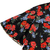 グッチ GUCCI フローラル総柄ワンピース 747756 ブラック コットン レディース ワンピース