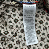 グッチ GUCCI フローラル総柄ワンピース 747756 ブラック コットン レディース ワンピース