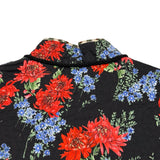 グッチ GUCCI フローラル総柄ワンピース 747756 ブラック コットン レディース ワンピース