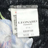 レオナール LEONARD 総柄トップス 0339100 ブラック コットン レディース カットソー